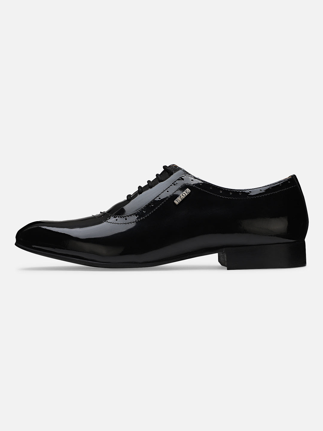 Ezok Men Black Formal Shoes