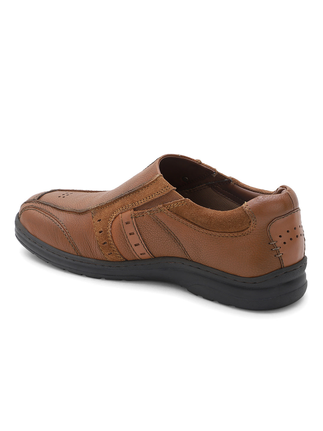 Ezok Men's Genuine Leather Slip-Ons Shoes