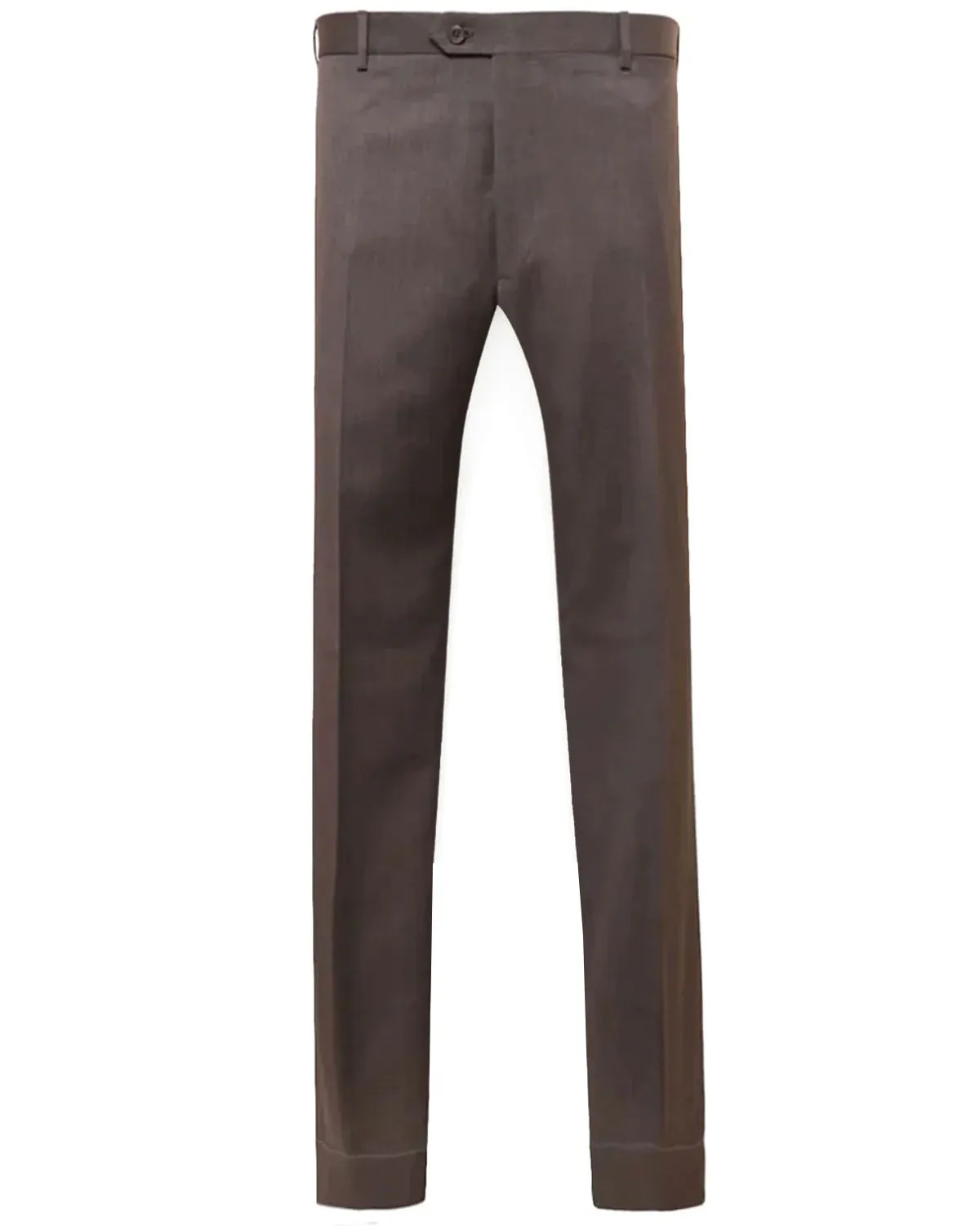 Flannel Plain Wool Blend Tigullio Dress Pant