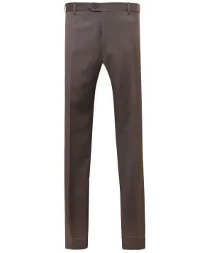 Flannel Plain Wool Blend Tigullio Dress Pant