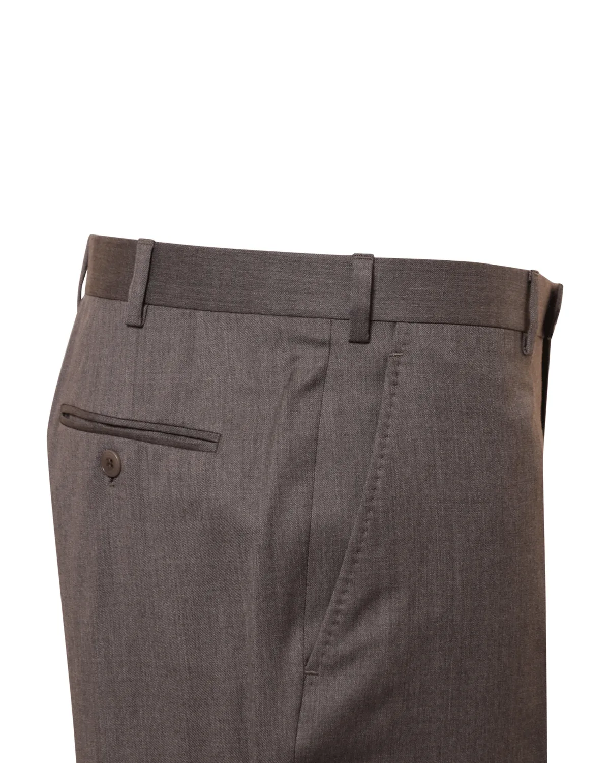 Flannel Plain Wool Blend Tigullio Dress Pant