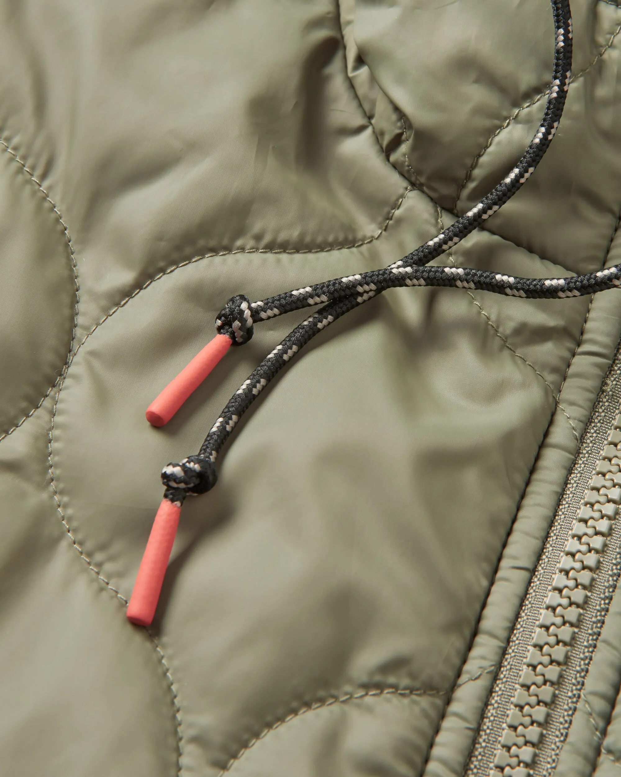 Flora 2.0 langer recycelter isolierter Parka - Staubige Olive