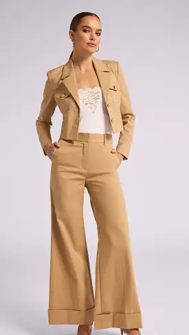 Generation Love - Mavis Gabardine Pants - Taupe