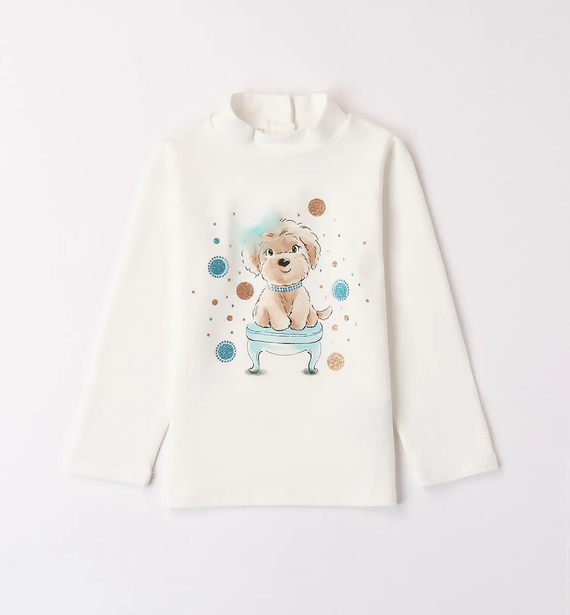 Girl's turtleneck T-shirt