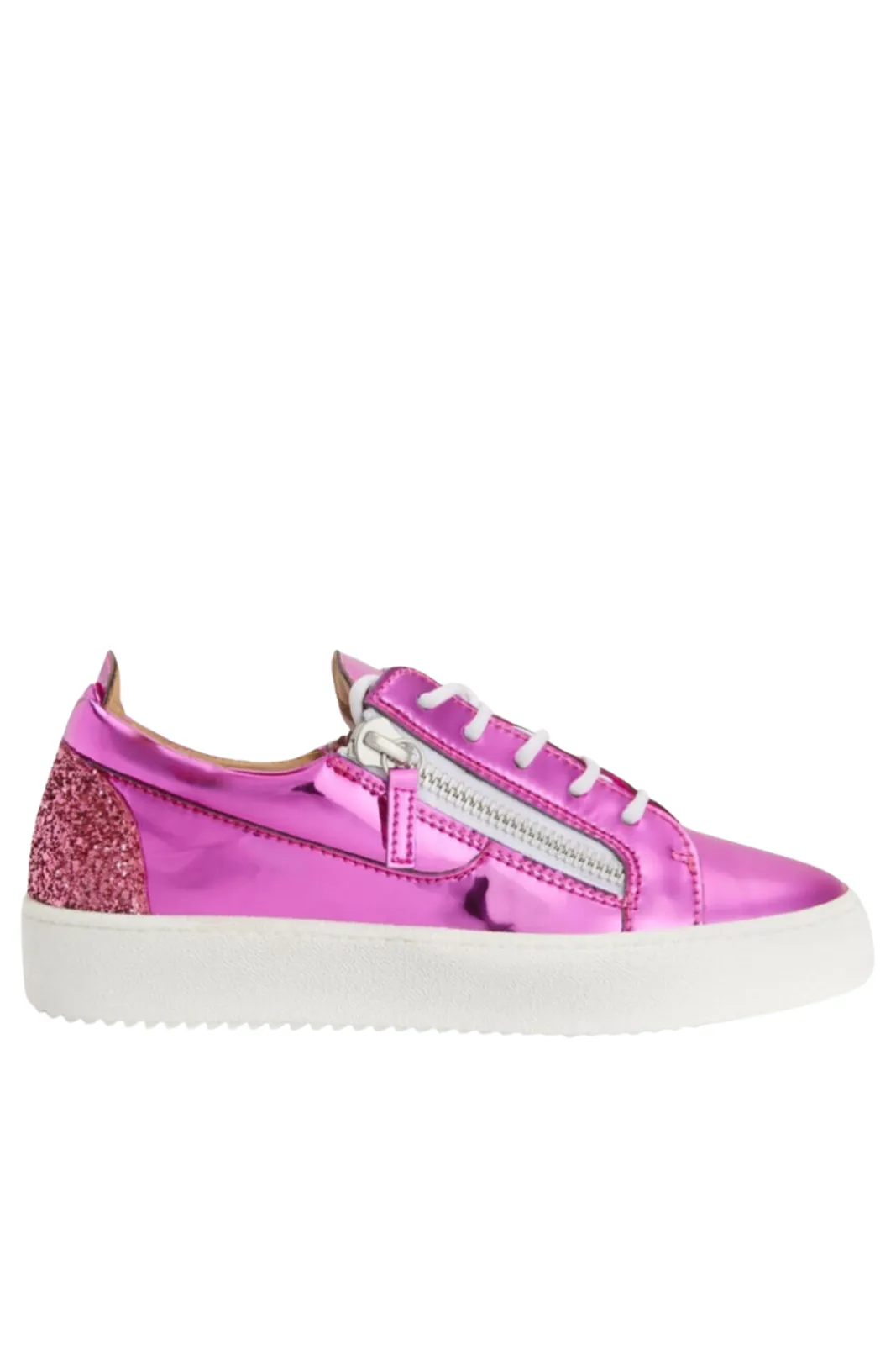 Giuseppe Zanotti Gail Metalic Pink Sneakers