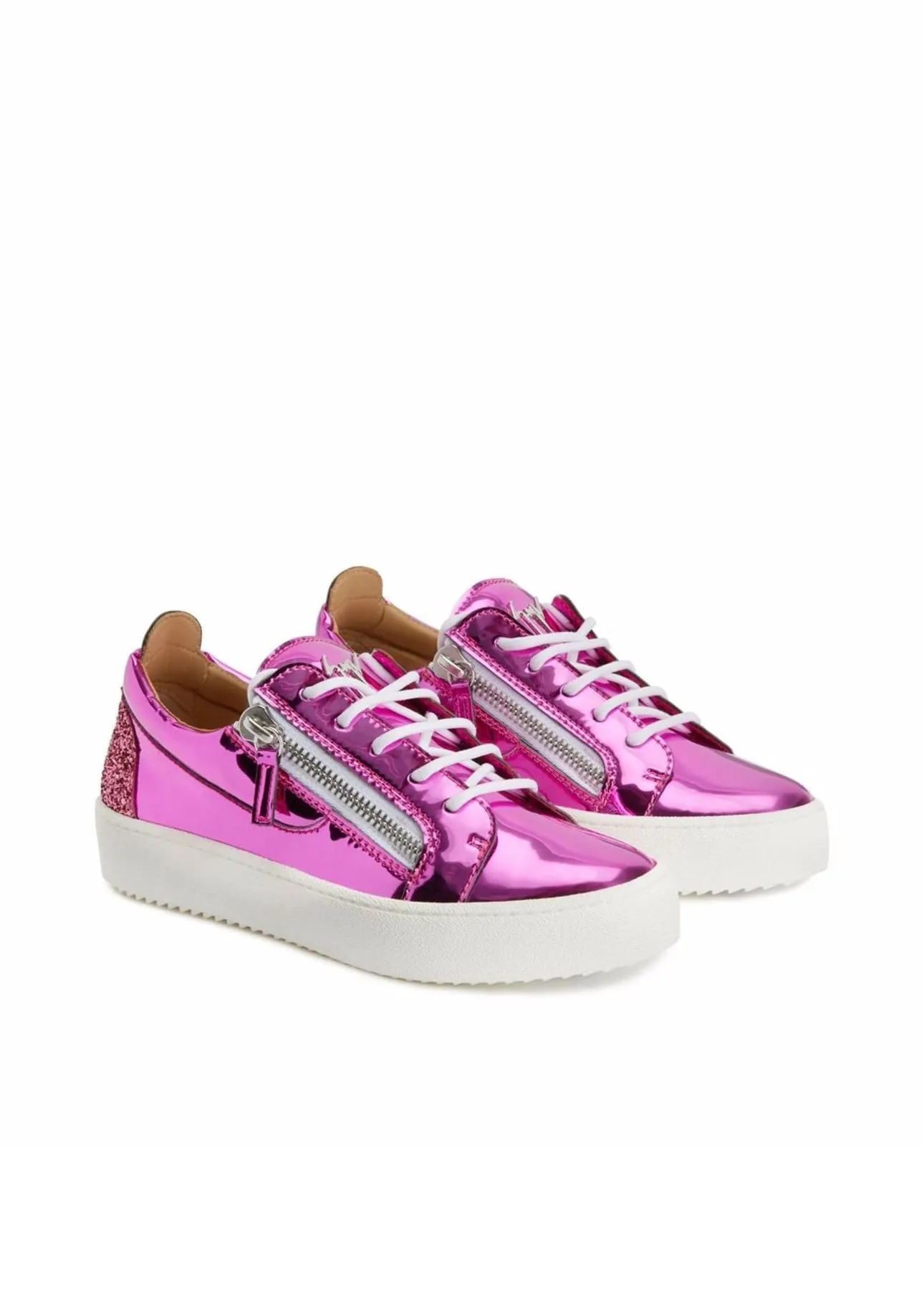 Giuseppe Zanotti Gail Metalic Pink Sneakers