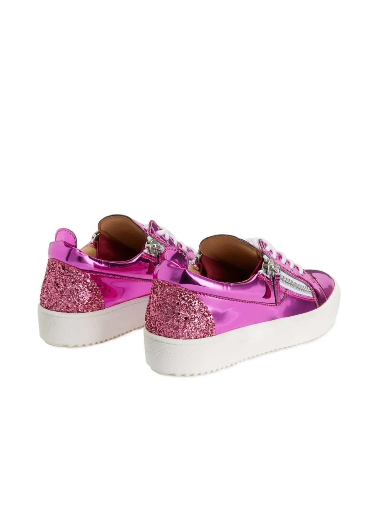 Giuseppe Zanotti Gail Metalic Pink Sneakers