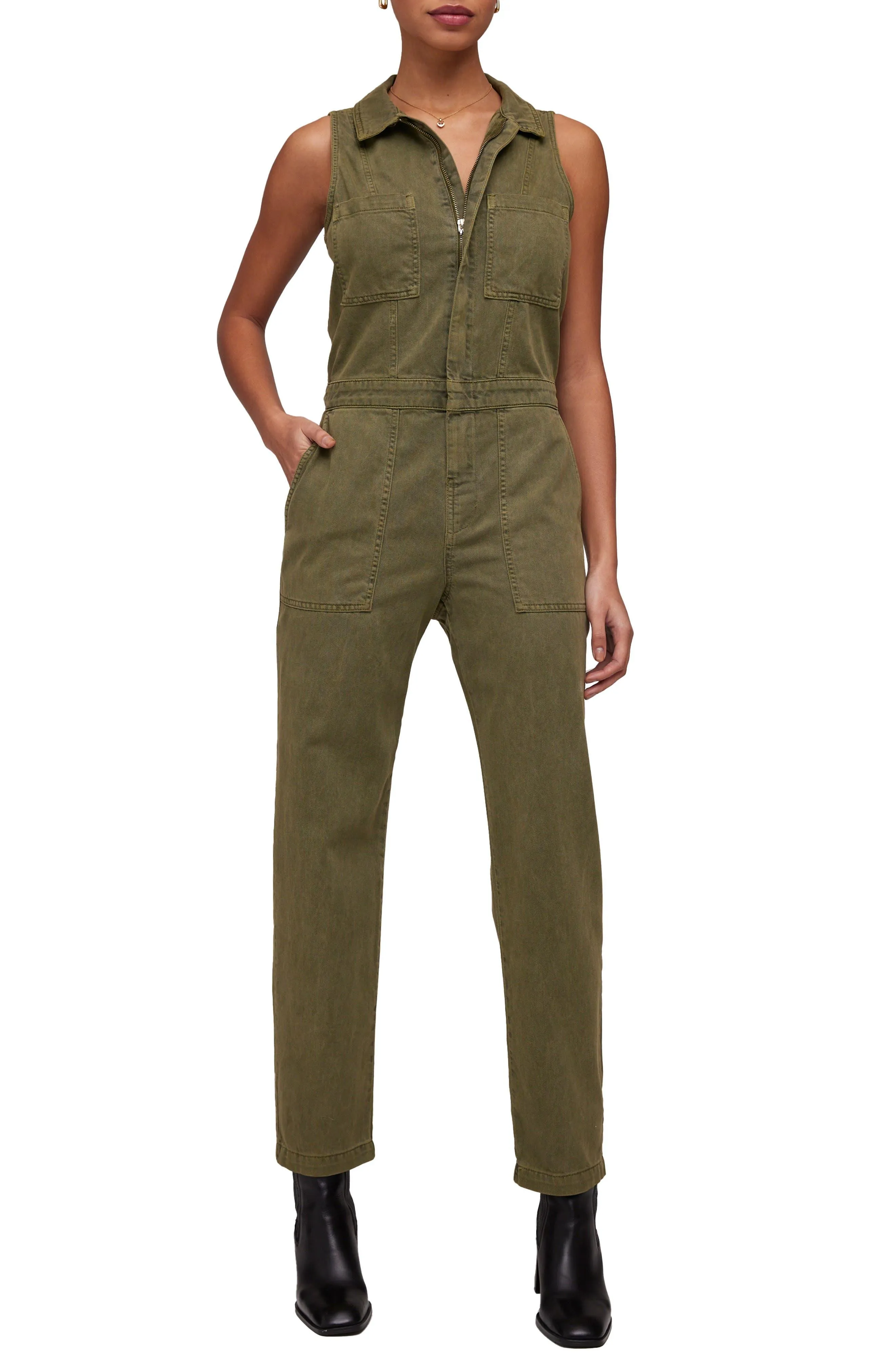 GWEN ZIP FRONT COVERALL