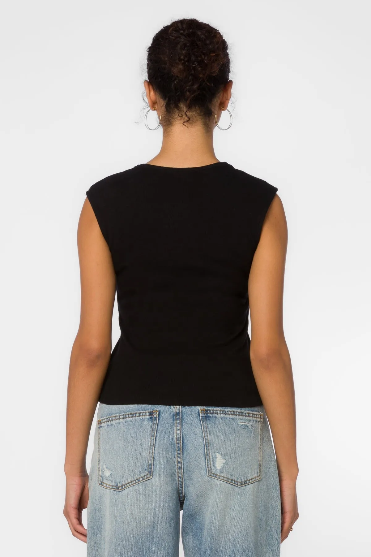 Hayes Knit Ribbed Cap Sleeve Tank