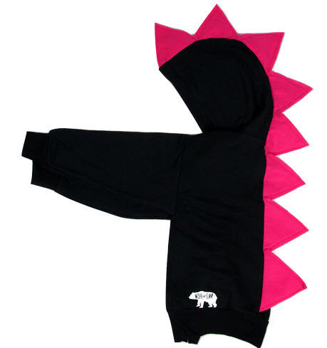 Hot Pink Spike Hoodie | Punkasaurus