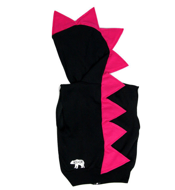 Hot Pink Spike Hoodie | Punkasaurus