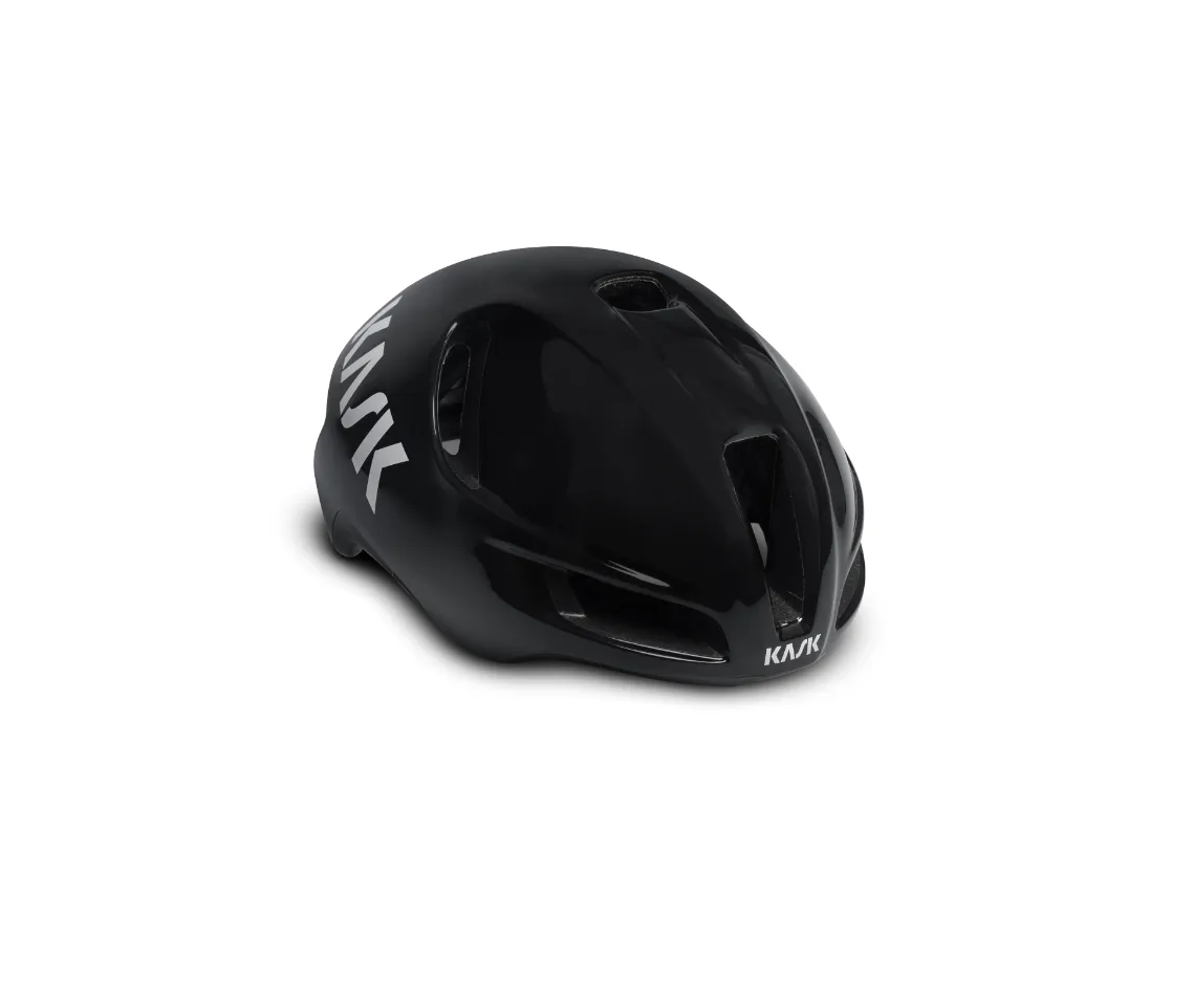 KASK Utopia Y Aero Bicycle Helmet Gloss Black Size Medium