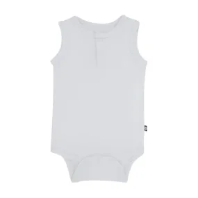 Kyte Baby Sleeveless Bodysuit in Storm