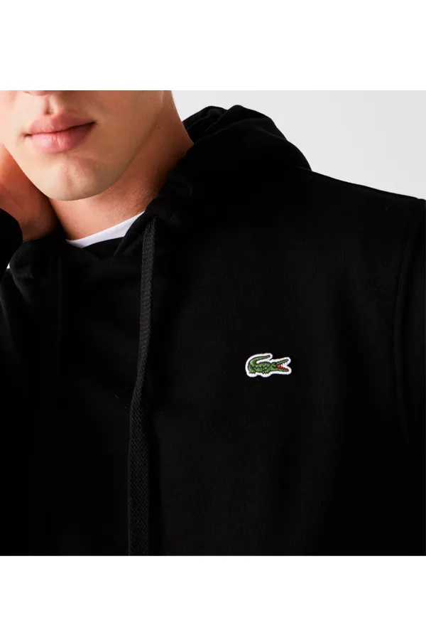 Lacoste Logo Hoodie Black