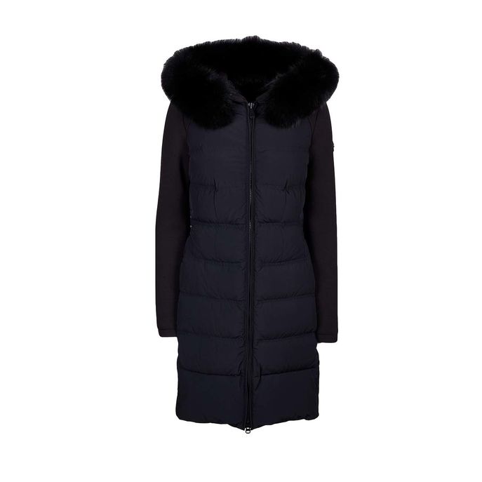 LANSBURY BMAT FUR LONG DOWN JACKET Woman Black