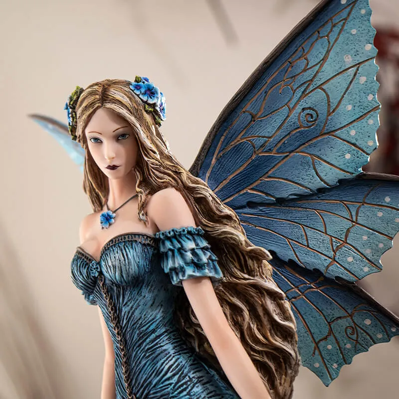 Lavender Blue Fairy Figurine