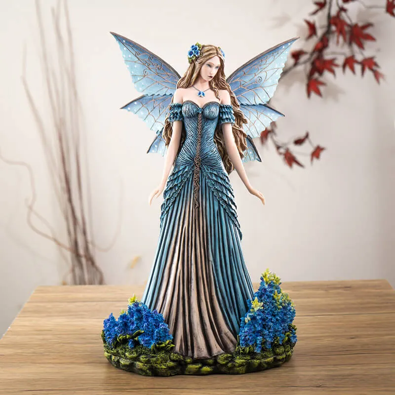 Lavender Blue Fairy Figurine