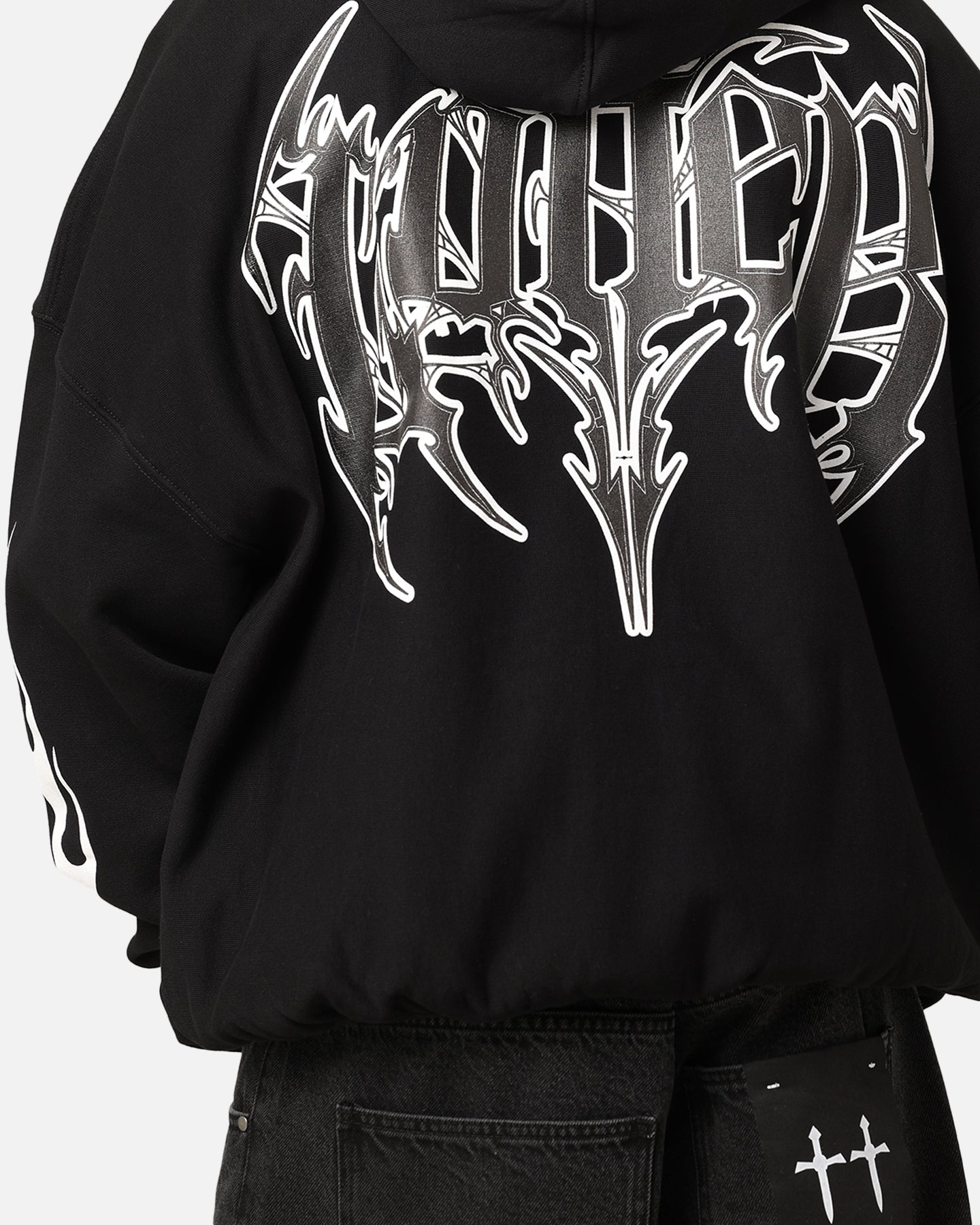 Loiter Metal Hoodie Black