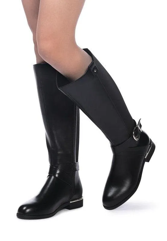 London Rag Snowd Beat Chill Knee High Boots