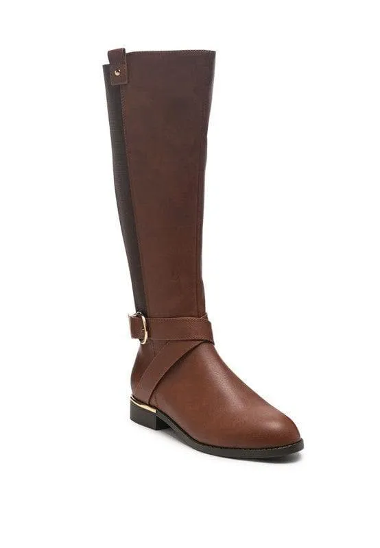 London Rag Snowd Beat Chill Knee High Boots