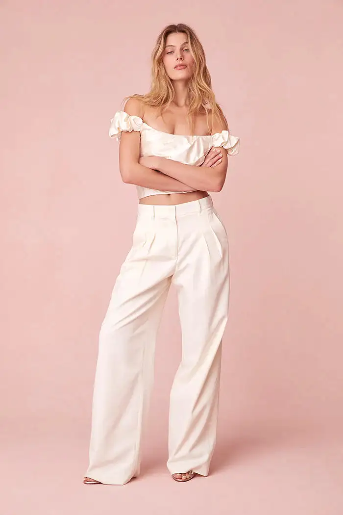 Loveshackfancy - Adams Pants - Antique White