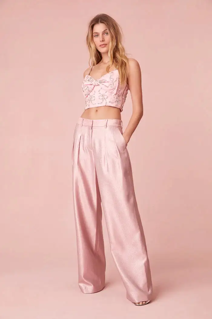 Loveshackfancy - Adams Pants - Rose Champagne