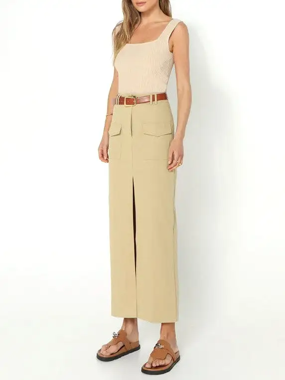 MADISON THE LABEL Eva Midi Skirt