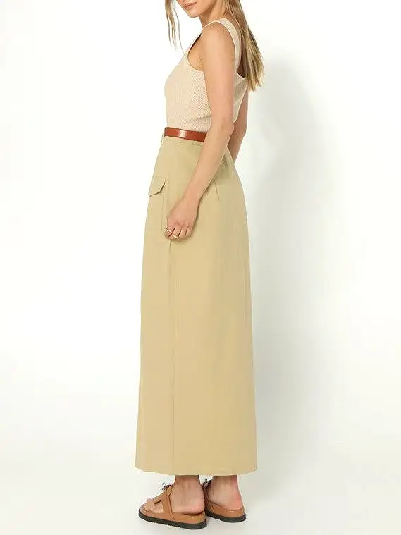 MADISON THE LABEL Eva Midi Skirt