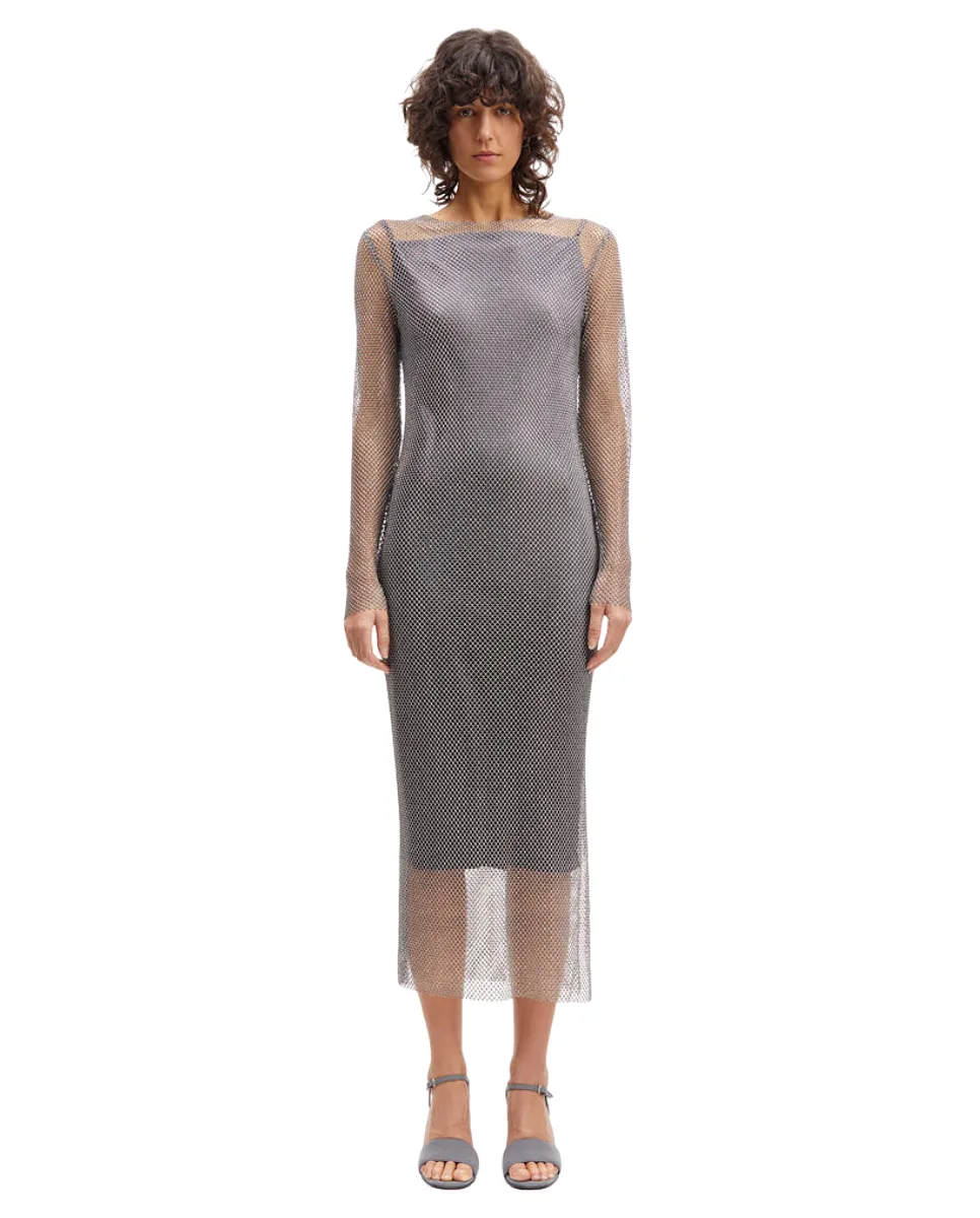 Magda Dress Light Grey