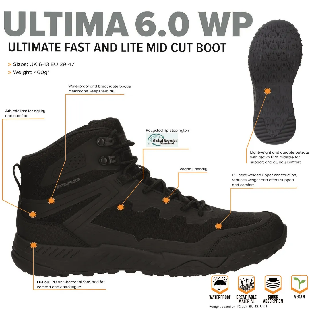 Magnum Ultima 6.0 Waterproof Boots Vegan Friendly