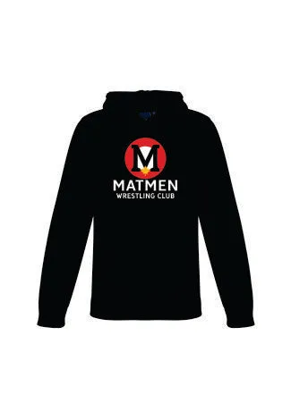 Matmen Wrestling Club HEAT INK PRINTED  Hoodie Black MENS & WOMENS