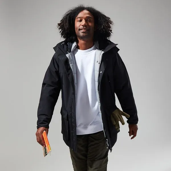 Men's Breccan Insulated Parka - Black