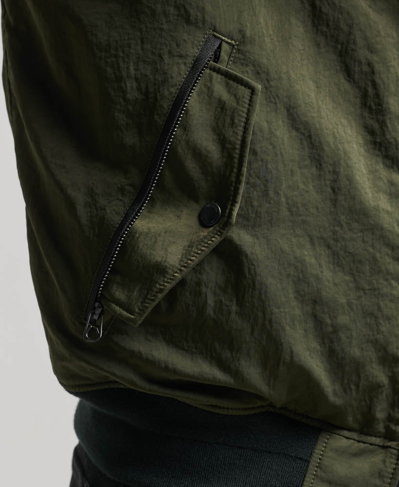 Military Hooded Ma1 Jacket | Surplus Goods Olive