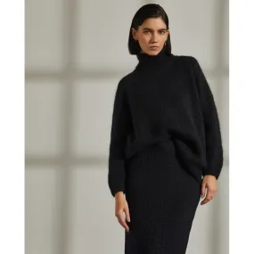 Mohair turtleneck sweater