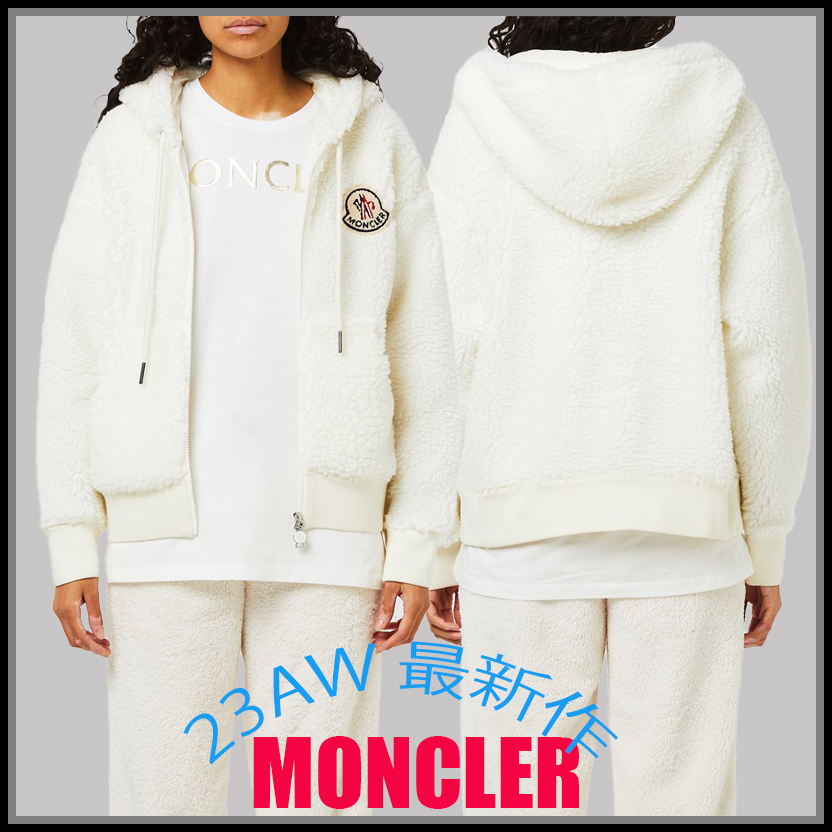 MONCLER  |Teddy Zip-Up Hoodie