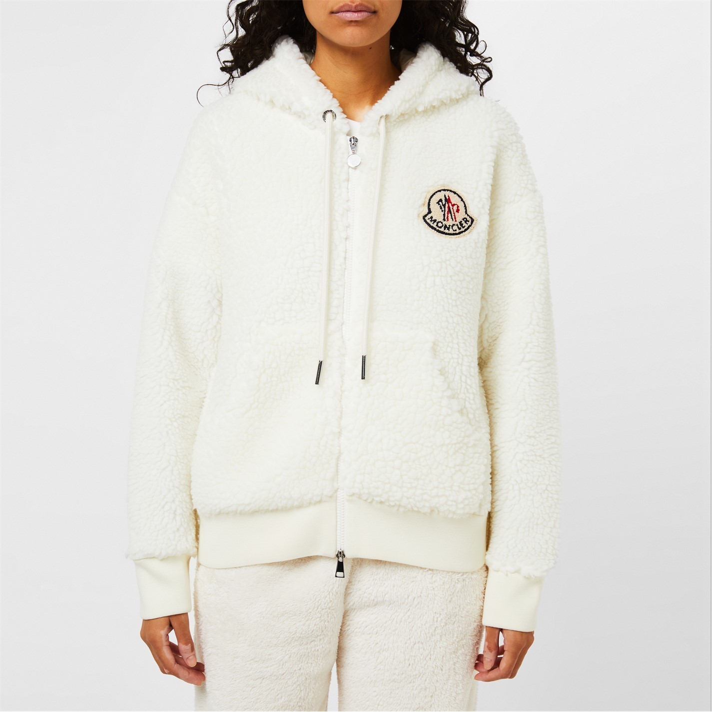 MONCLER  |Teddy Zip-Up Hoodie