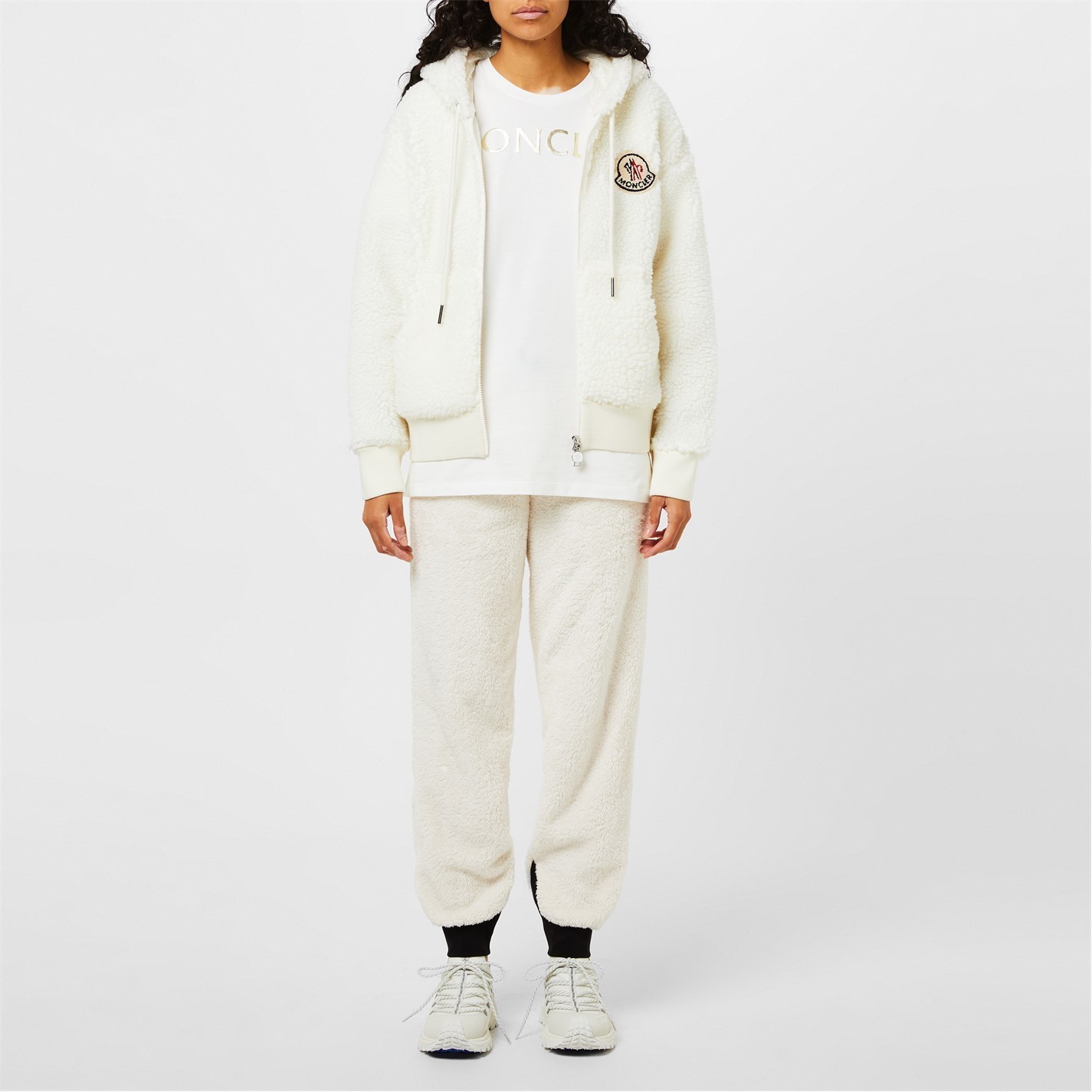 MONCLER  |Teddy Zip-Up Hoodie