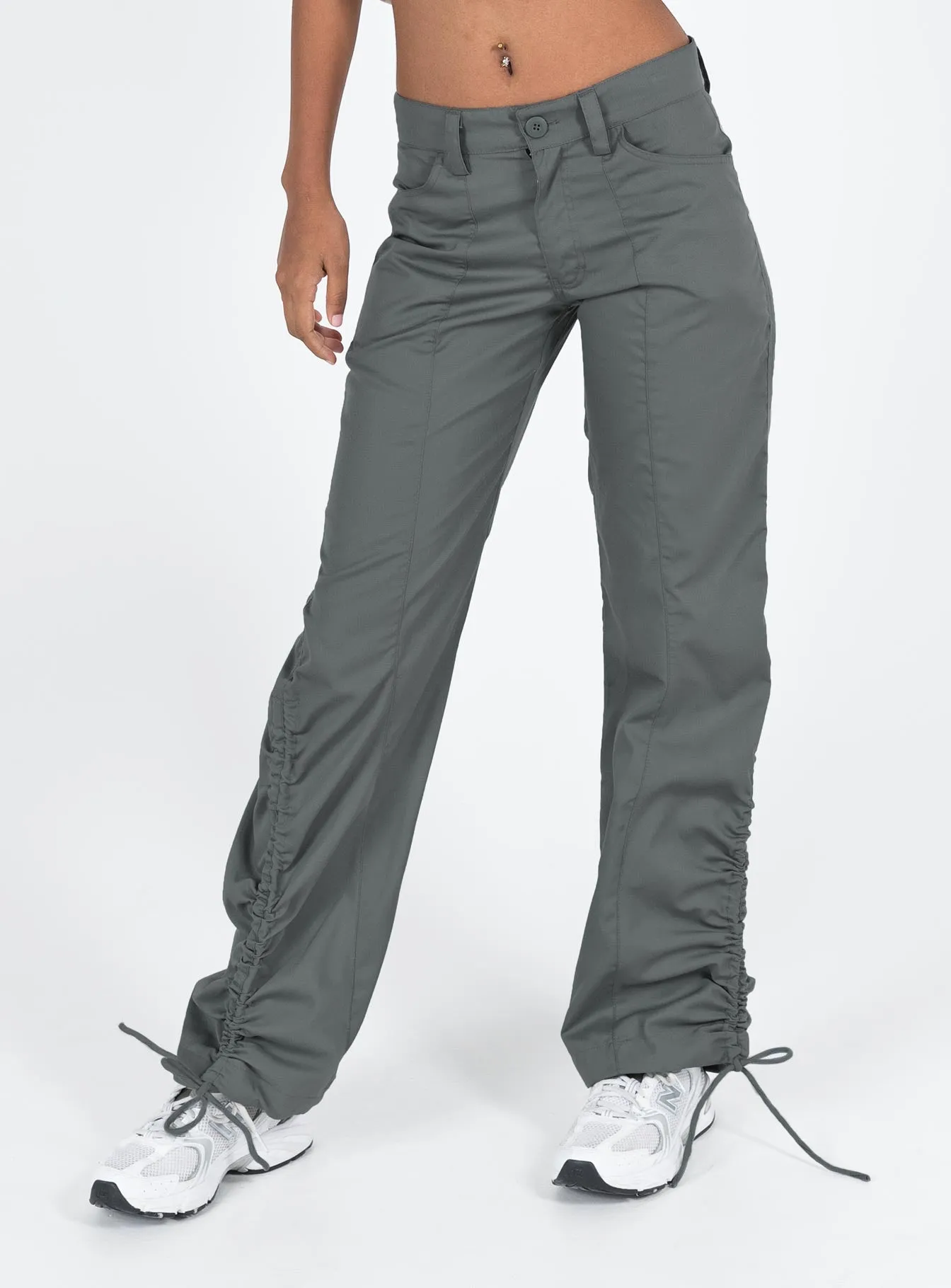 Motel Bracha Trouser Charcoal Grey