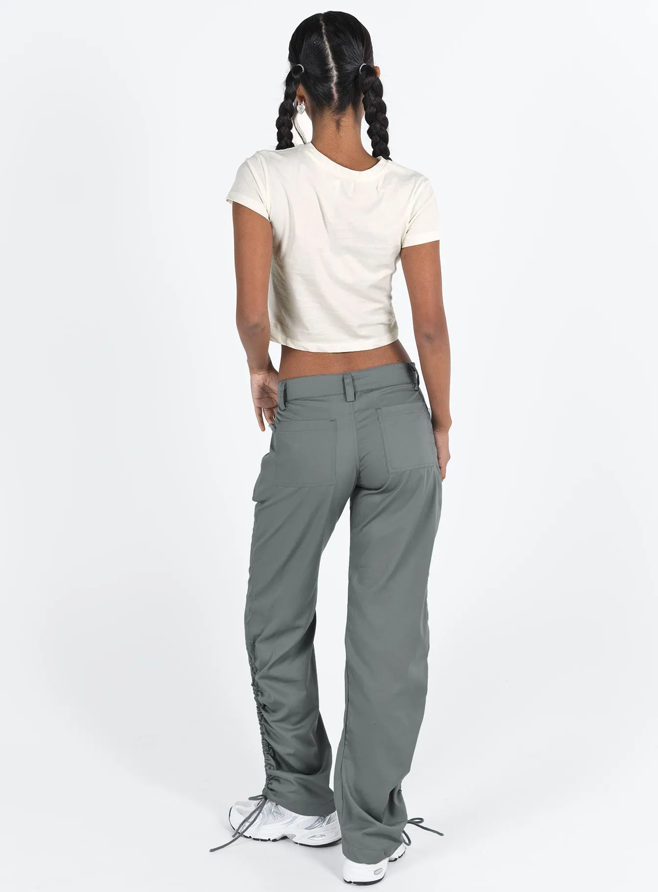 Motel Bracha Trouser Charcoal Grey