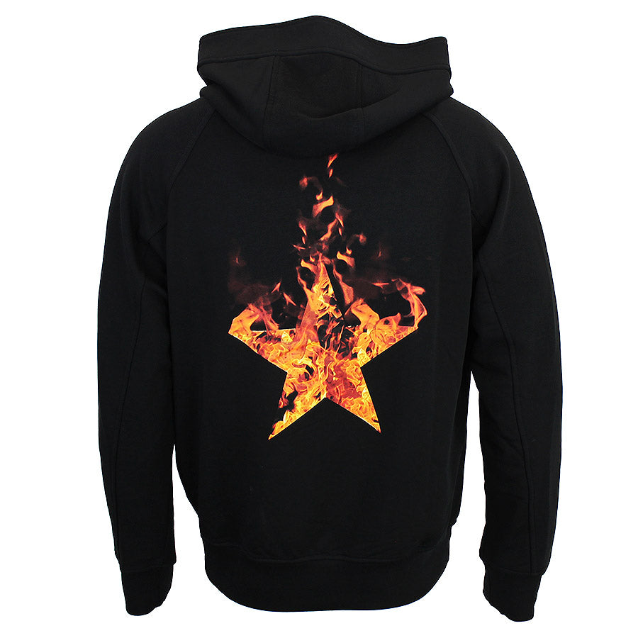 Neil Barrett - Flame Bolt Hoodie in Black