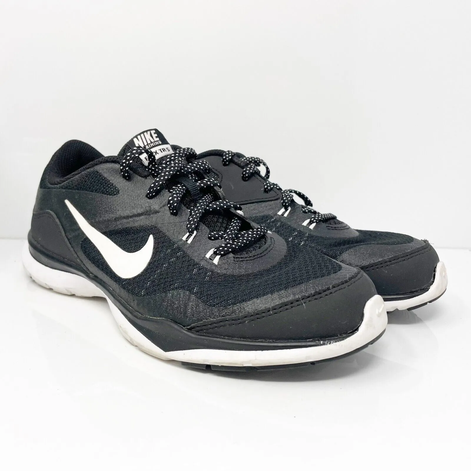 Nike Womens Flex Trainer 5 724858-001 Black Running Shoes Sneakers Size 8.5