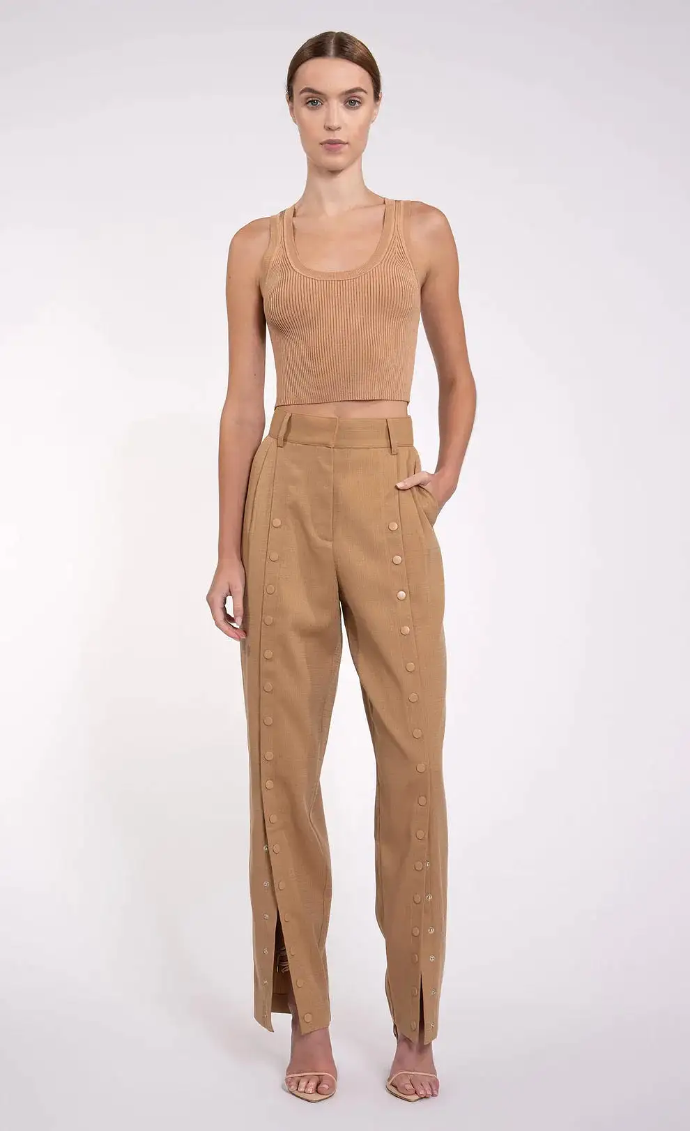 Nonchalant - Cyrus Pant - Sand