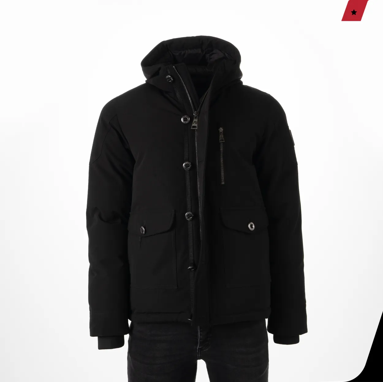 Parka Jacket Kort | Black