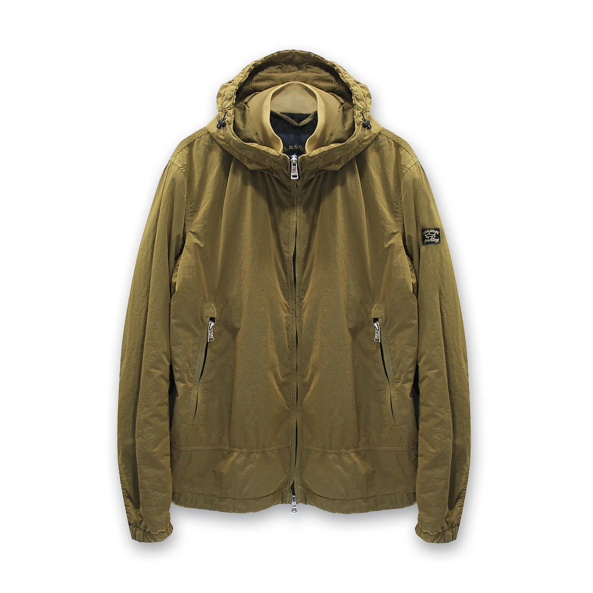 Paul & Shark - Garment Dyed Nylon Jacket in Khaki