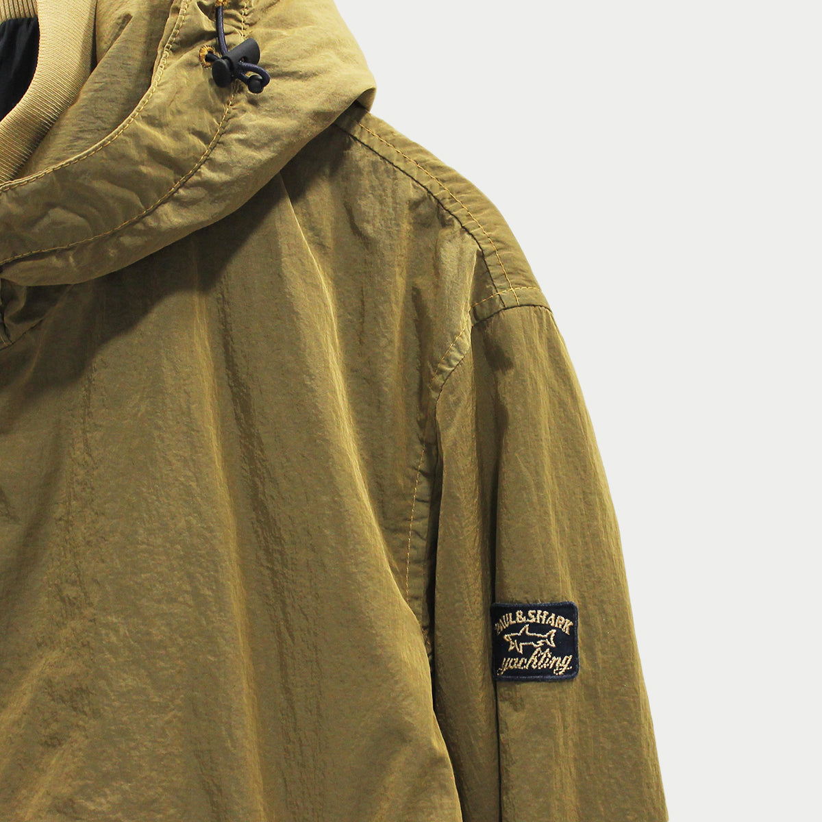 Paul & Shark - Garment Dyed Nylon Jacket in Khaki