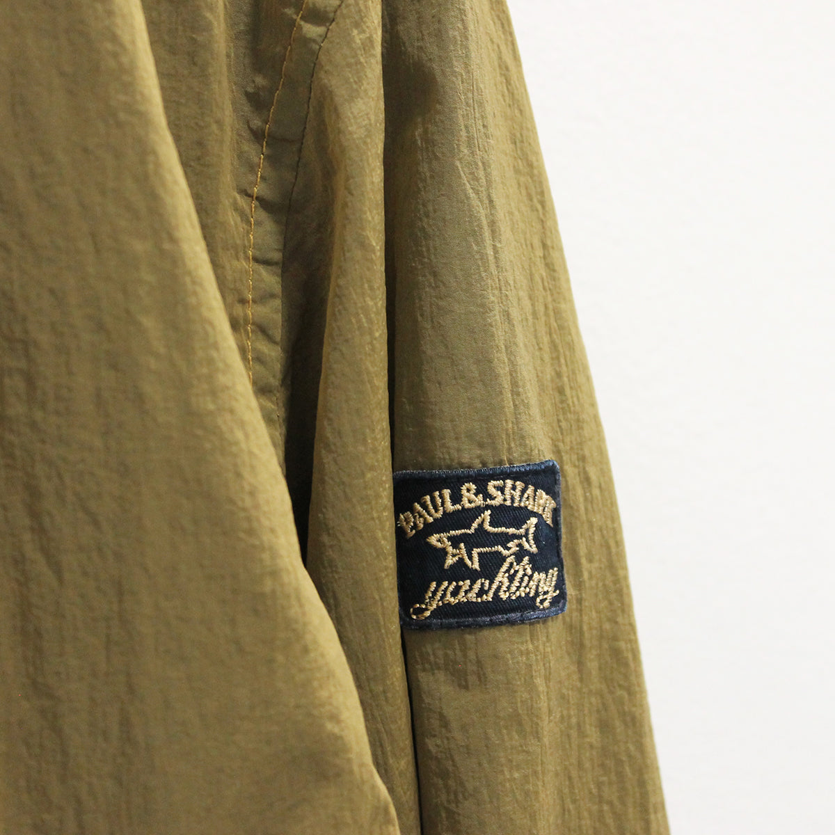 Paul & Shark - Garment Dyed Nylon Jacket in Khaki