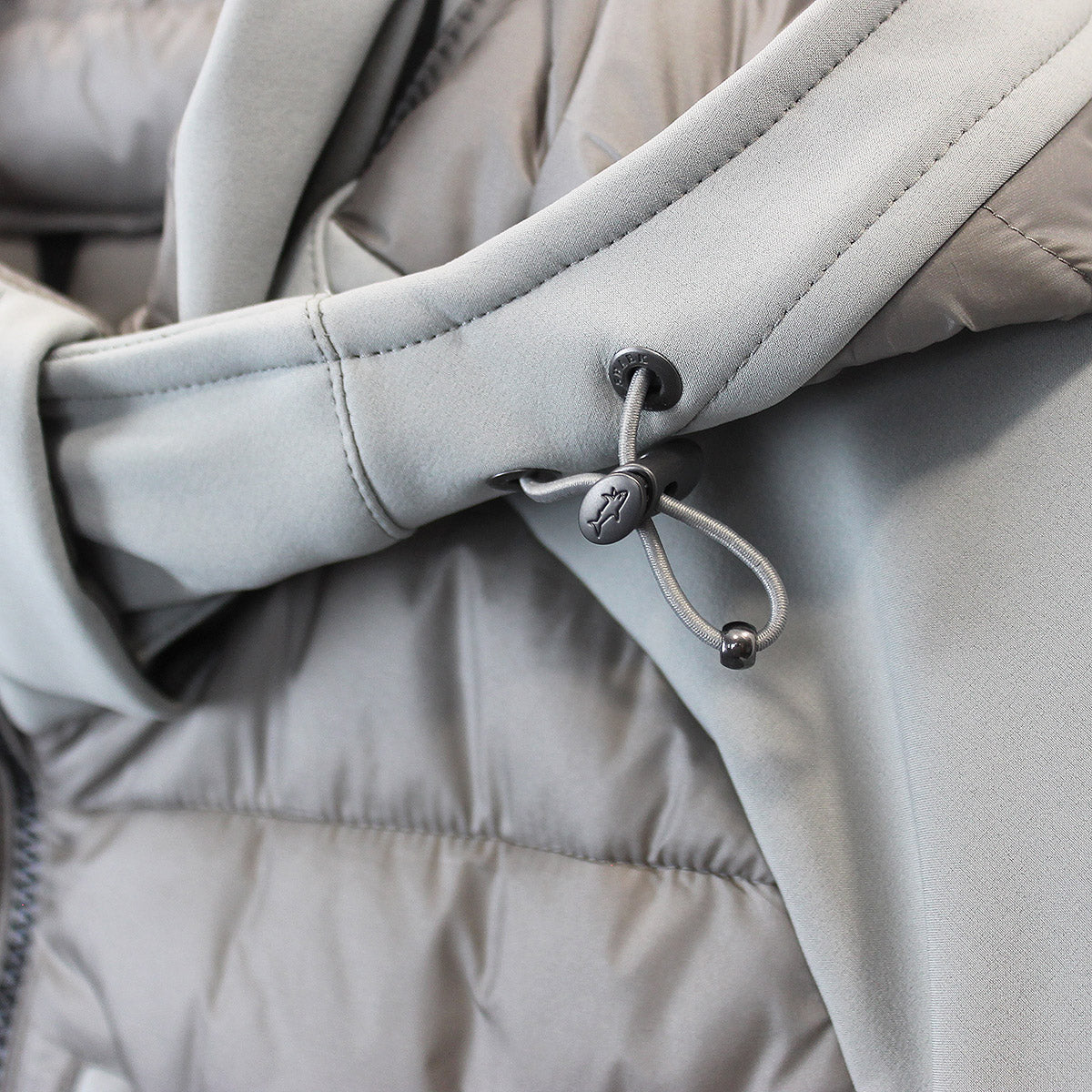 Paul & Shark - Hooded Hybrid Jacket in Grey