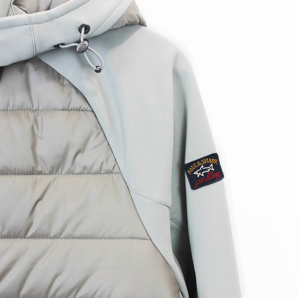 Paul & Shark - Hooded Hybrid Jacket in Grey