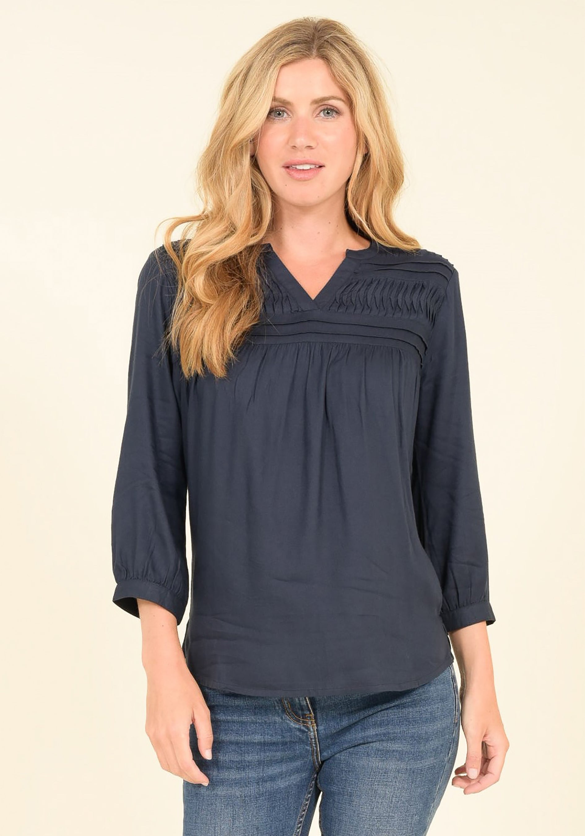 Pleated Blouse