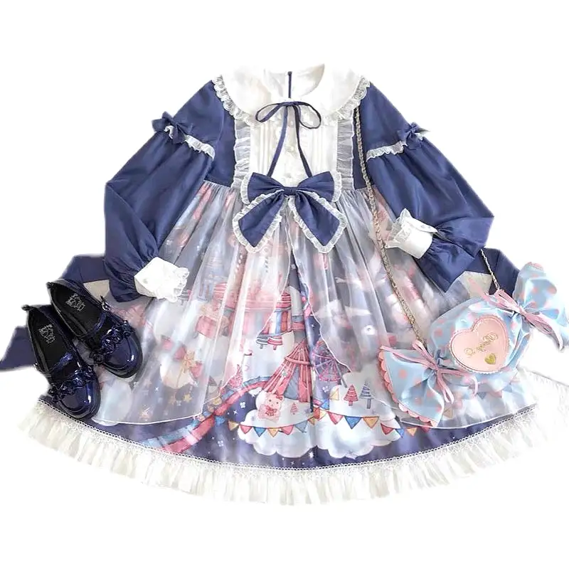 Plus size lolita dress more kawaii candy world